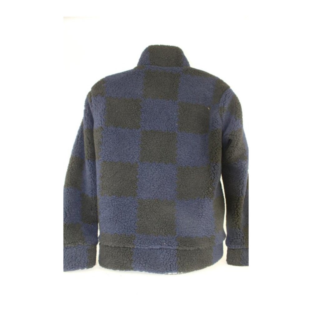 Louis Vuitton Men's S LV x Nigo Jacquared Damier Fleece Blouson Zip Jacket - Picture 9 of 12